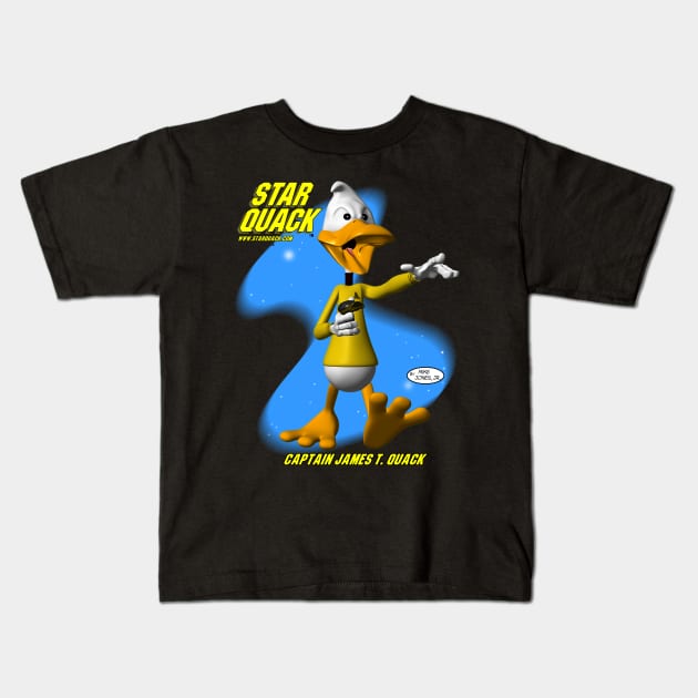 Captain Quack Kids T-Shirt by Big Hit Comics